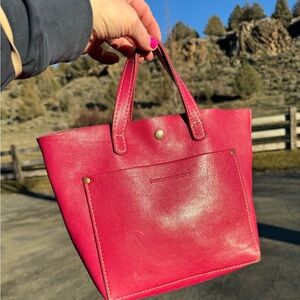 Portland Leather Mini Hibiscus tote. Used